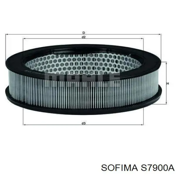 S7900A Sofima фільтр повітряний