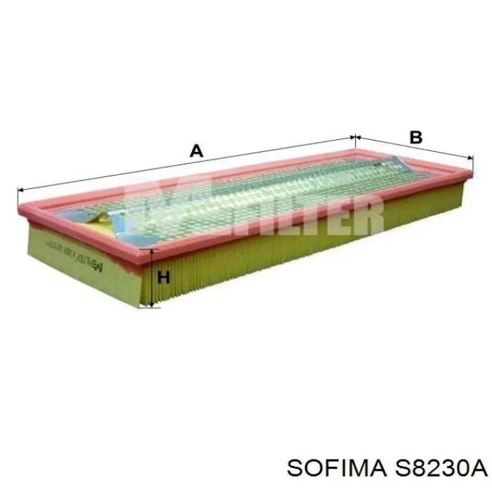 Елемент повітряного фільтра Sofima S8230A ціна, від 9.01 USD