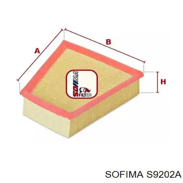 Купити S9202A Sofima Автомобільний фільтр повітря