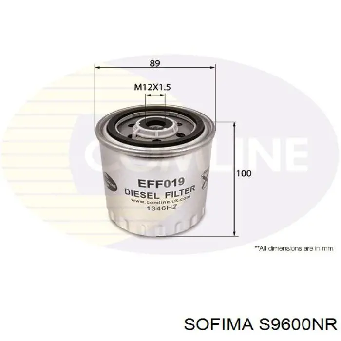 Купити S9600NR Sofima Фільтр-відстійник палива грубої очистки