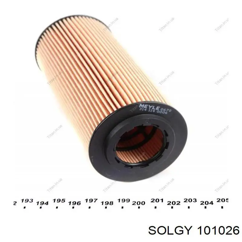 101026 Solgy Фільтр масла