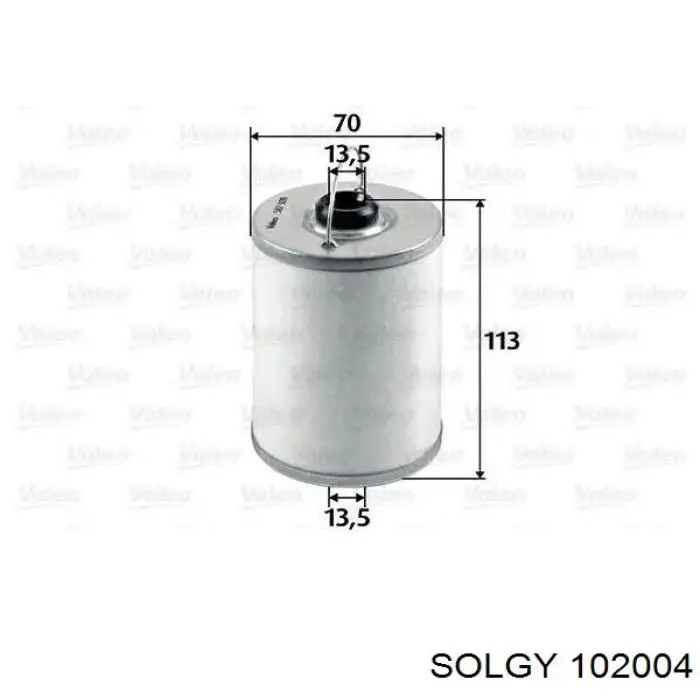 102004 Solgy Фільтр палива