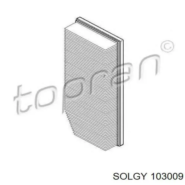 103009 Solgy Повітряний фільтр двигуна