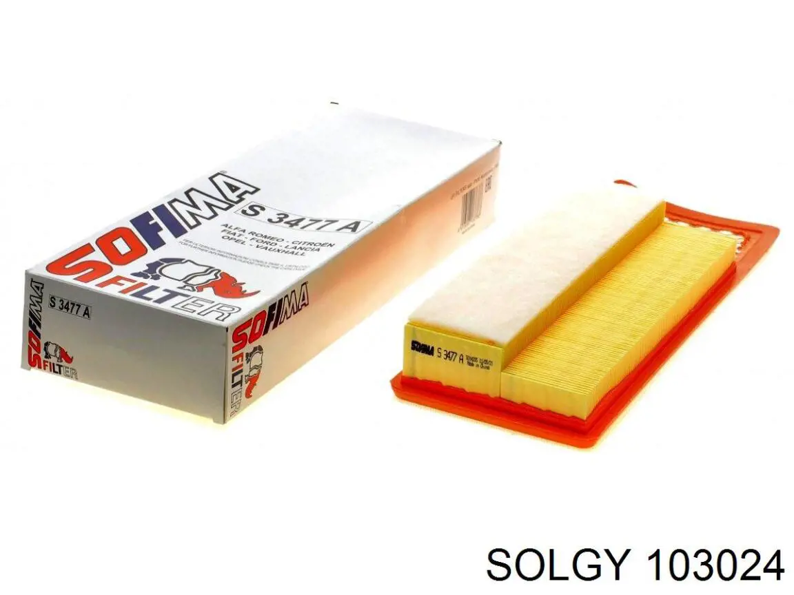 Елемент повітряного фільтра Solgy 103024 ціна, від 5.56 USD