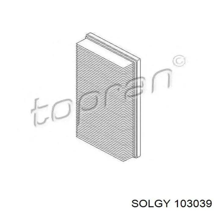 Фільтр повітряний 103039 Solgy