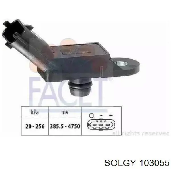 Купити 103055 Solgy Автомобільний фільтр повітря