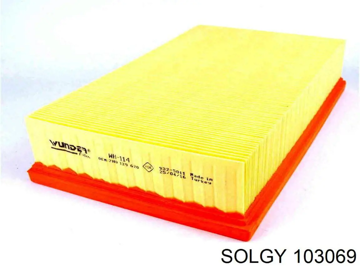 Елемент повітряного фільтра Solgy 103069 ціна, від 4.71 USD
