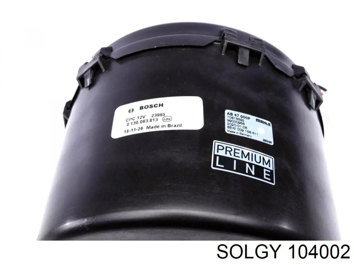 Купити 104002 Solgy Фільтр салону вугільний