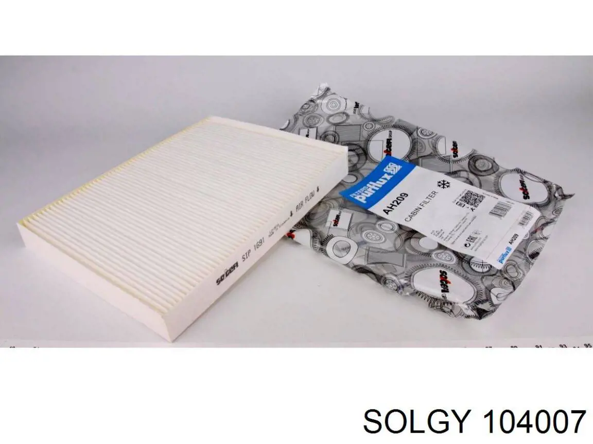 Фільтр салону 104007 Solgy