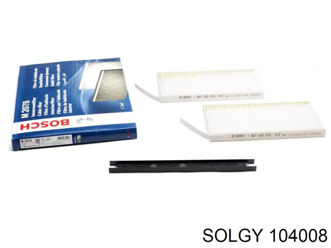 Купити 104008 Solgy Фільтр салону вугільний
