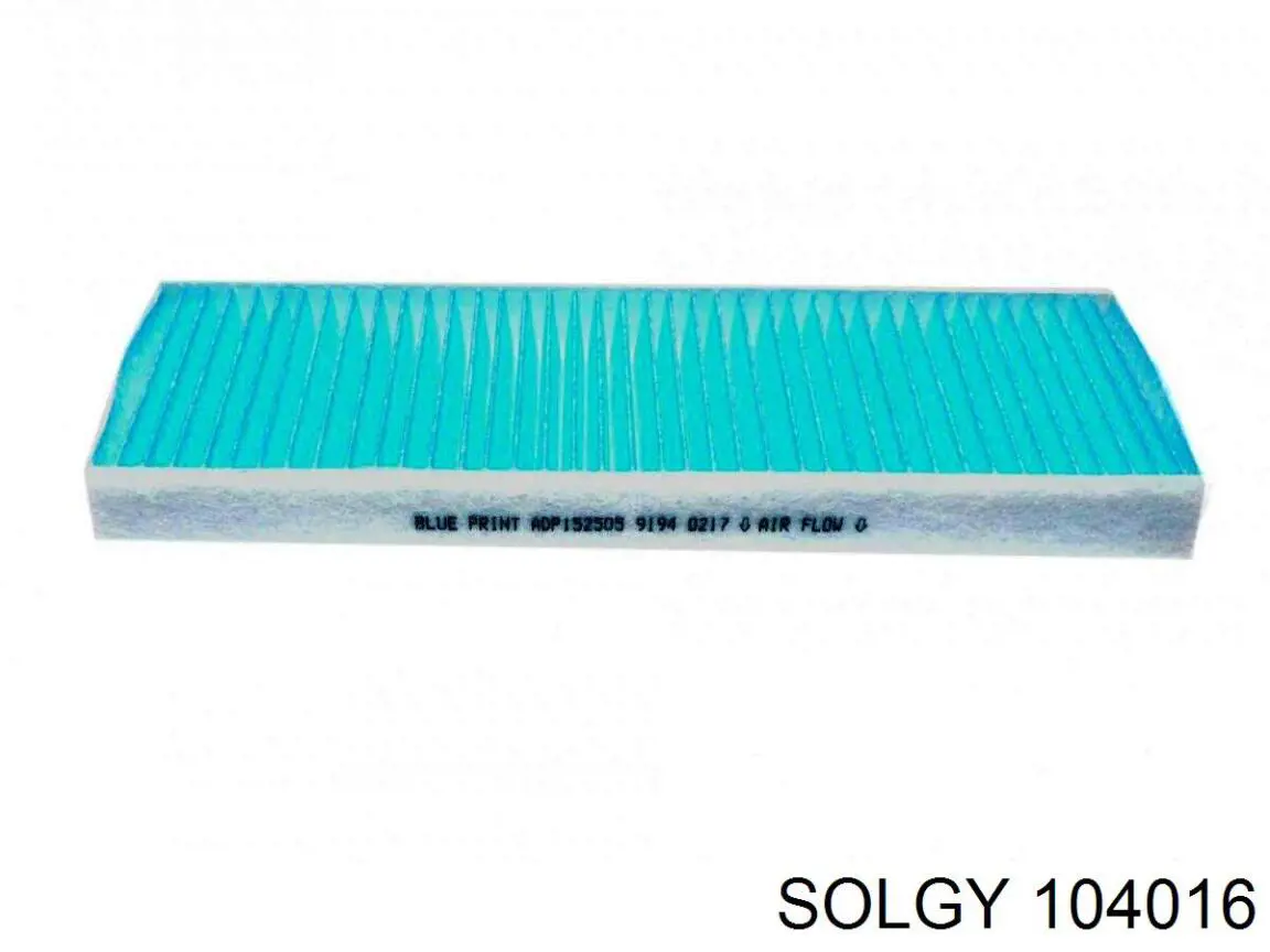104016 Solgy Внутрішньосалонний фільтр