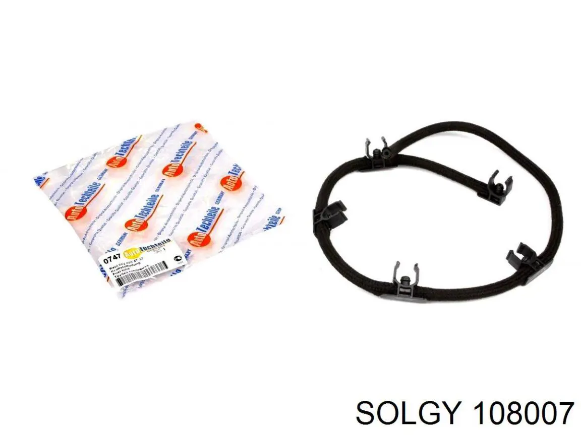 Трубка паливна, зворотня від форсунок Solgy 108007 ціна, від 16.09 USD
