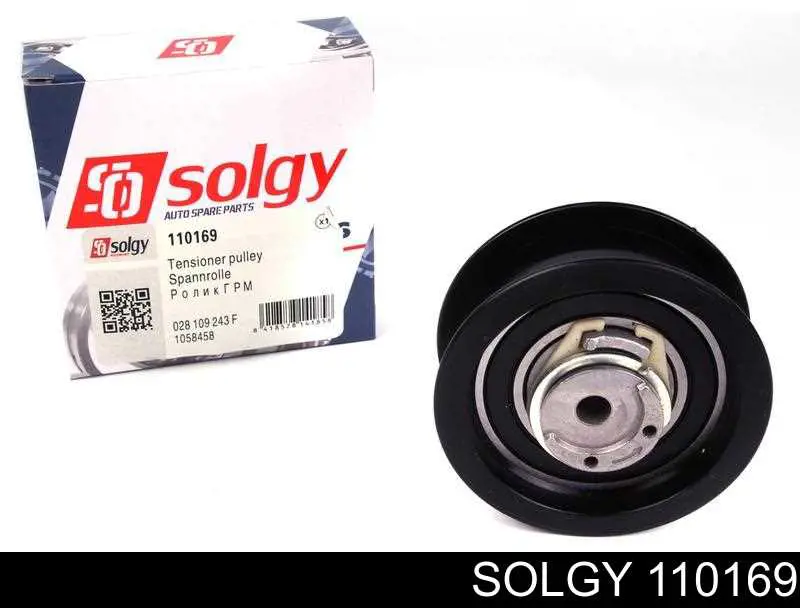 Ролик натягувача ременя ГРМ 110169 Solgy
