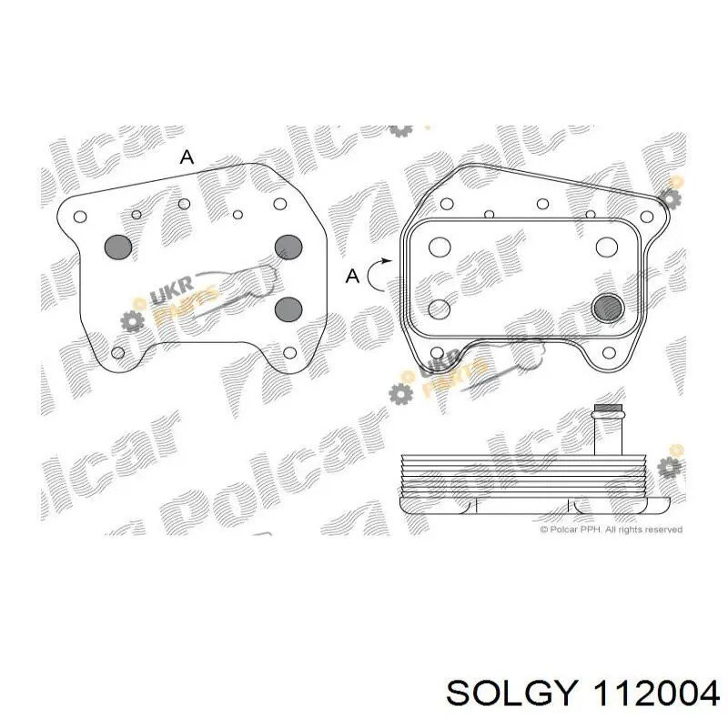 Купити 112004 Solgy Радіатор масляний