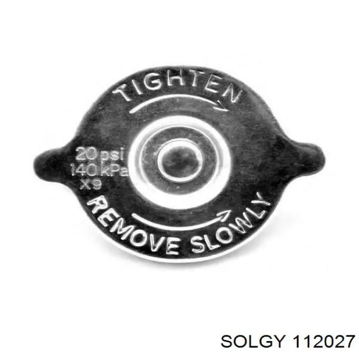 Кришка бачка радіатора Solgy 112027 ціна, від 3.49 USD