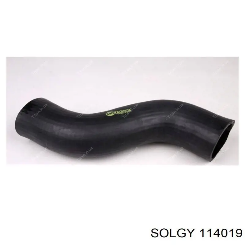 114019 Solgy Патрубок повітряний, вихід з турбіни (наддув)