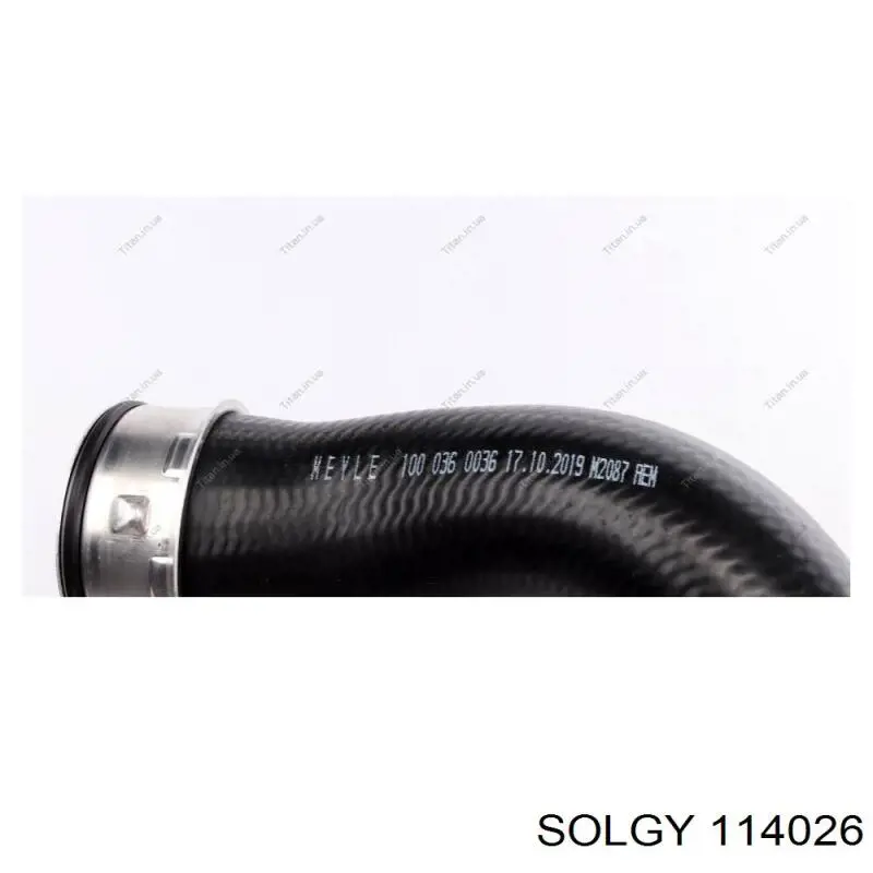 Шланг/патрубок интеркуллера 114026 Solgy