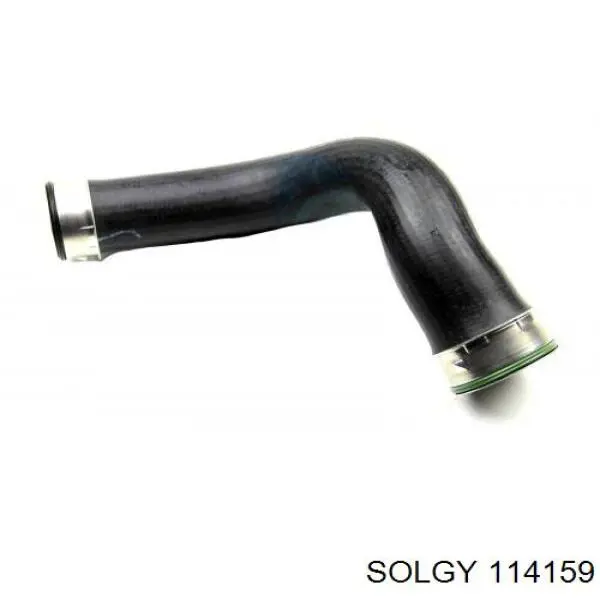 Патрубок повітряний, вихід з турбіни (наддув) 114159 Solgy