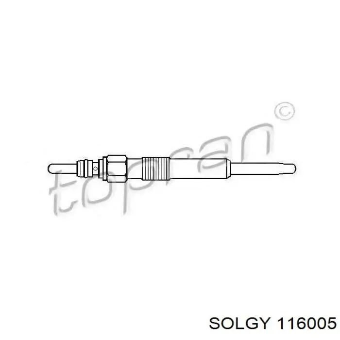 116005 Solgy Свічки розжарювання