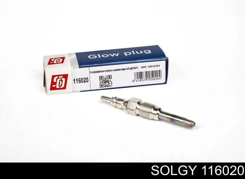 Свічка підігріву охолоджуючої рідини 116020 Solgy