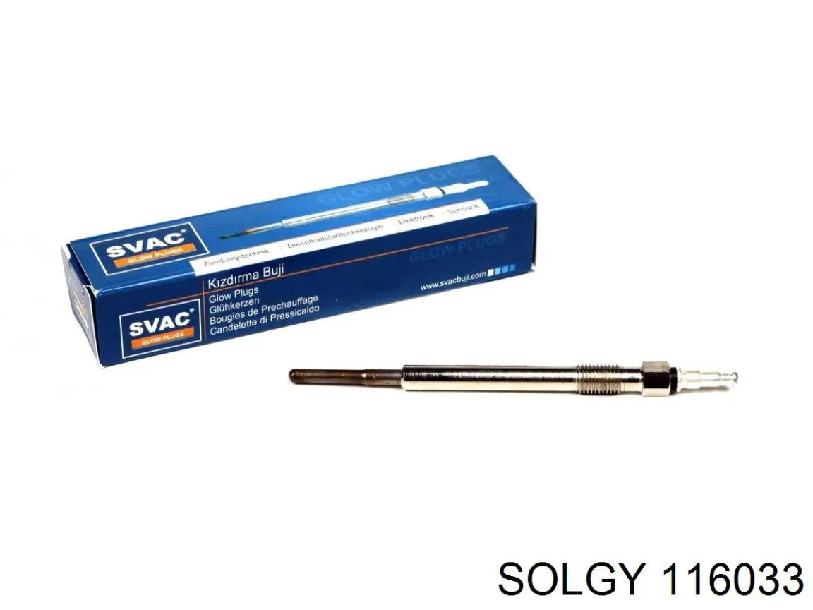 Свіча накалу Solgy 116033 ціна, від 5.03 USD