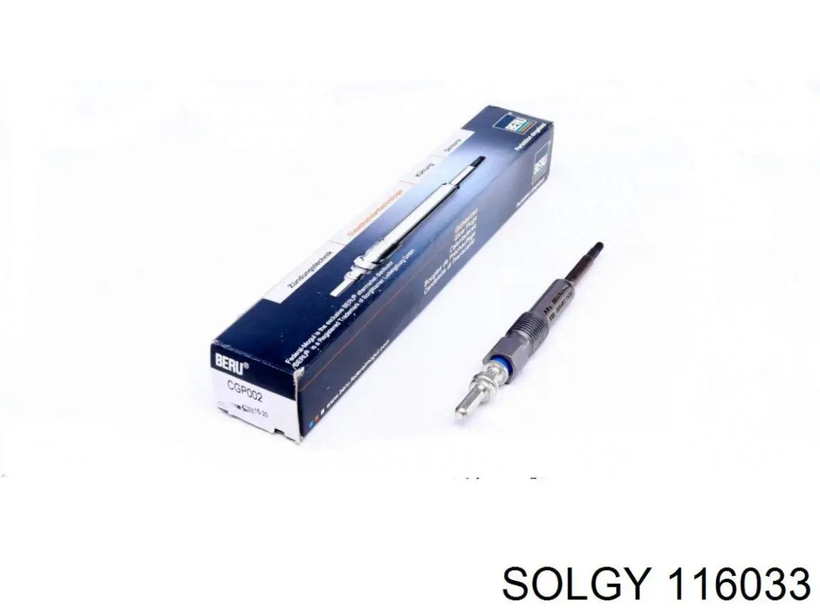 Свічка накалу 116033 Solgy