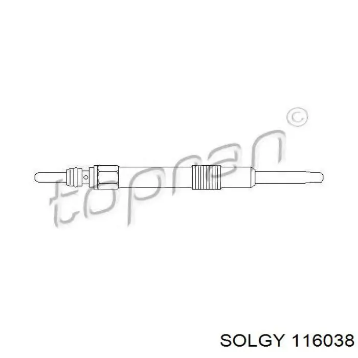 116038 Solgy Свічки розжарювання