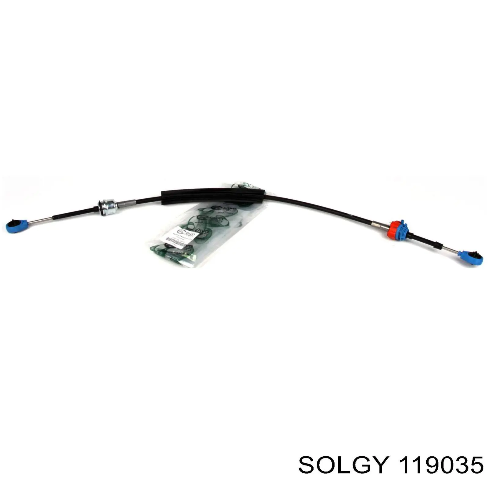 Трос перемикання передач, вибору передачі 119035 Solgy