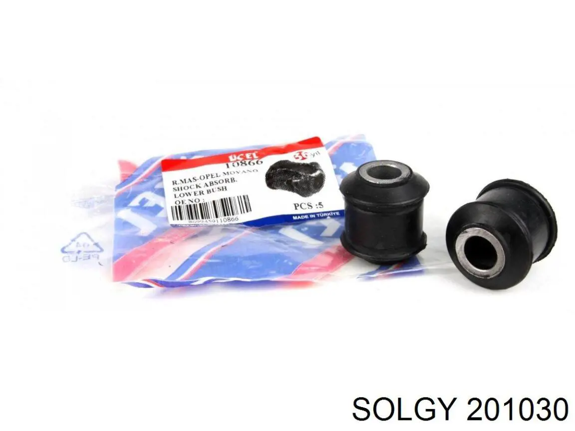 Сайлентблок амортизатора переднього 201030 Solgy