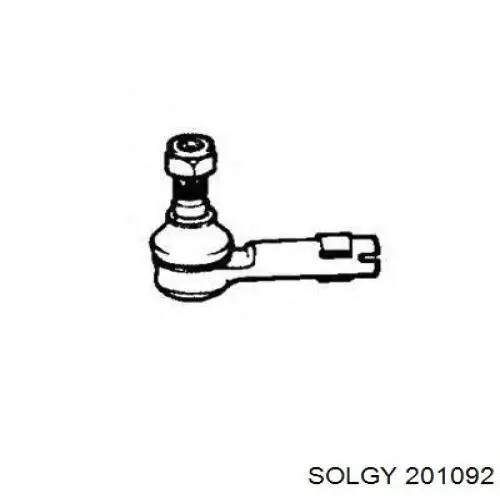 Втулка/сайлентблок кермової тяги 201092 Solgy