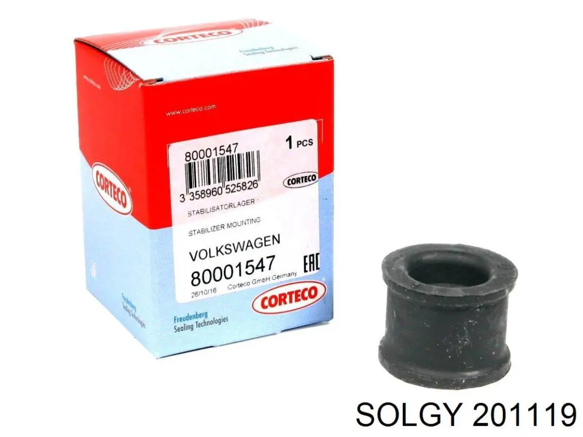 Втулка стійки переднього стабілізатора Solgy 201119 ціна, від 1.06 USD