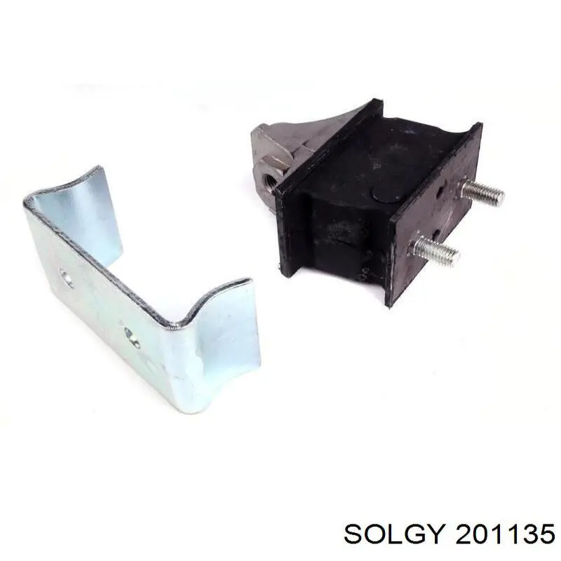 201135 Solgy сайлентблок траверси кріплення заднього редуктора, задній