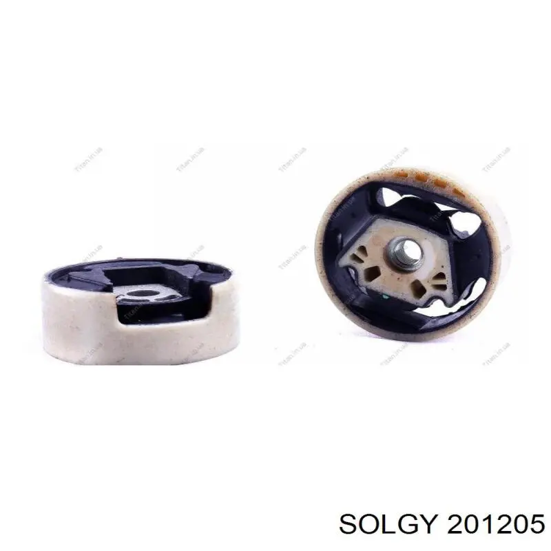 201205 Solgy Подушка (опора) двигуна нижня (сайлентблок)