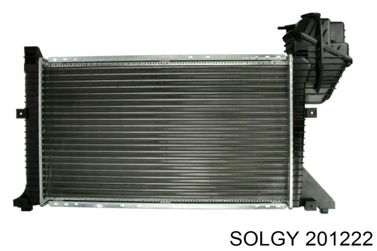 Подушка радіатора охолодження, нижня 201222 Solgy
