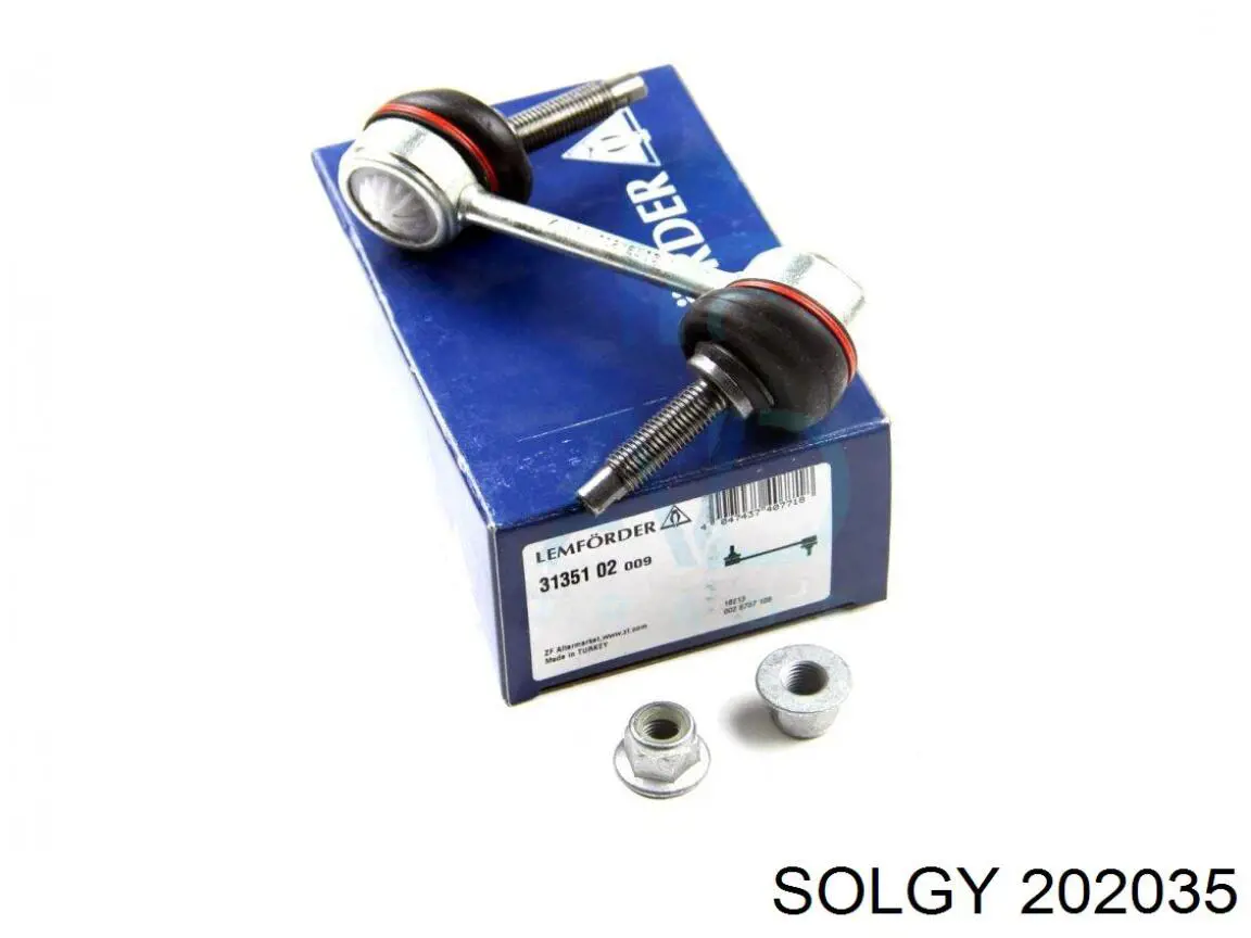 Стійка стабілізатора заднього 202035 Solgy