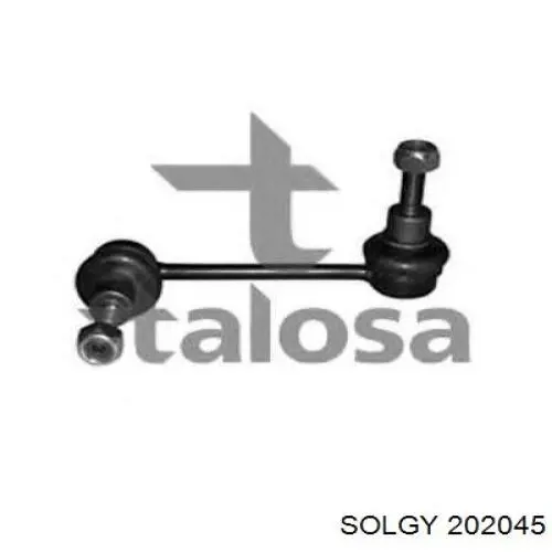 202045 Solgy Стійка стабілізатора, переднього, ліва