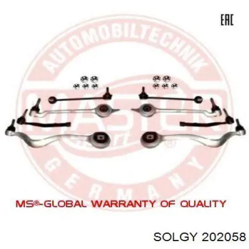 202058 Solgy стійка стабілізатора переднього, ліва