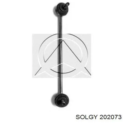 Стійка стабілізатора, переднього, права Solgy 202073 ціна, від 7.02 USD