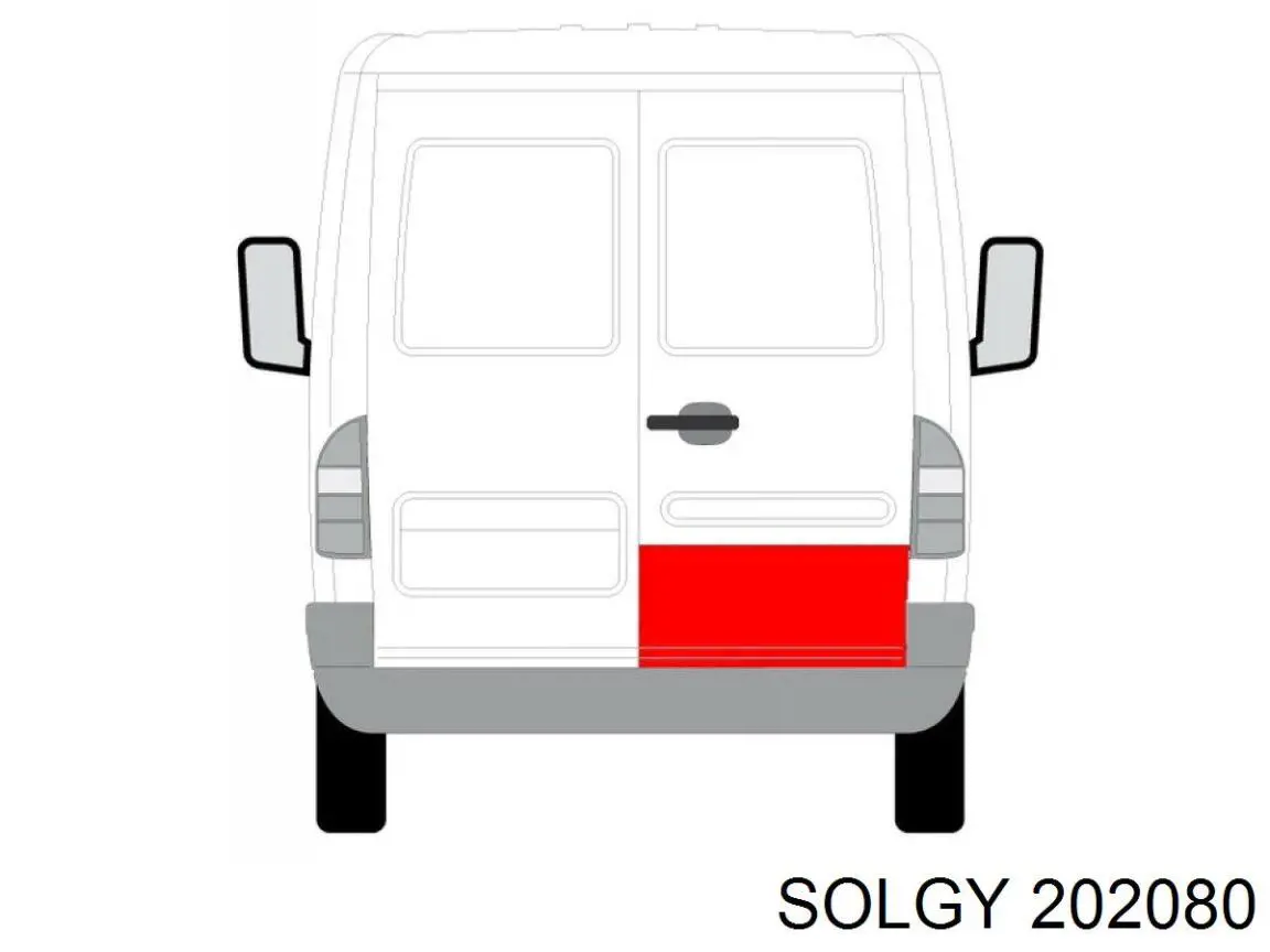 202080 Solgy Стійка стабілізатора, переднього, ліва