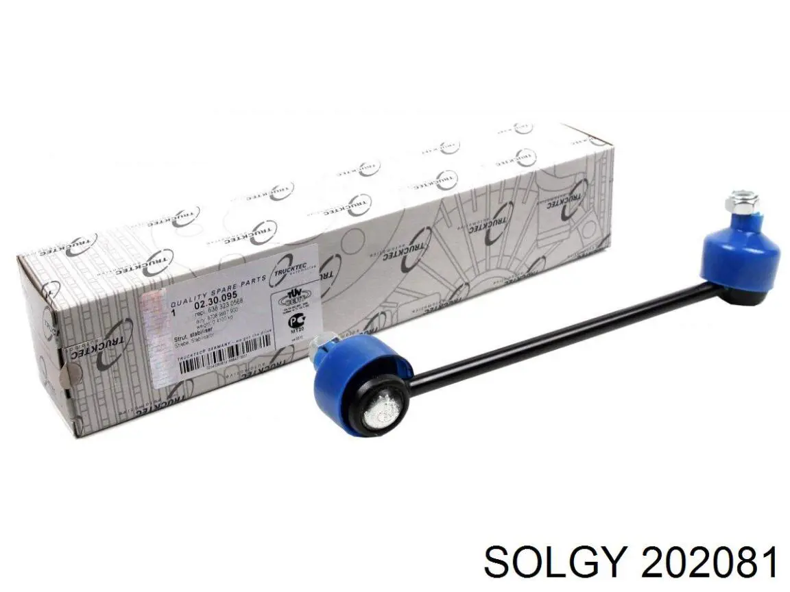 202081 Solgy Солдатик стабілізатора, переднього, правий