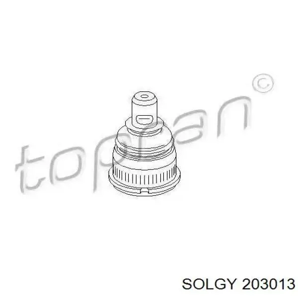 Кульова опора, нижня Solgy 203013 ціна, від 7.23 USD