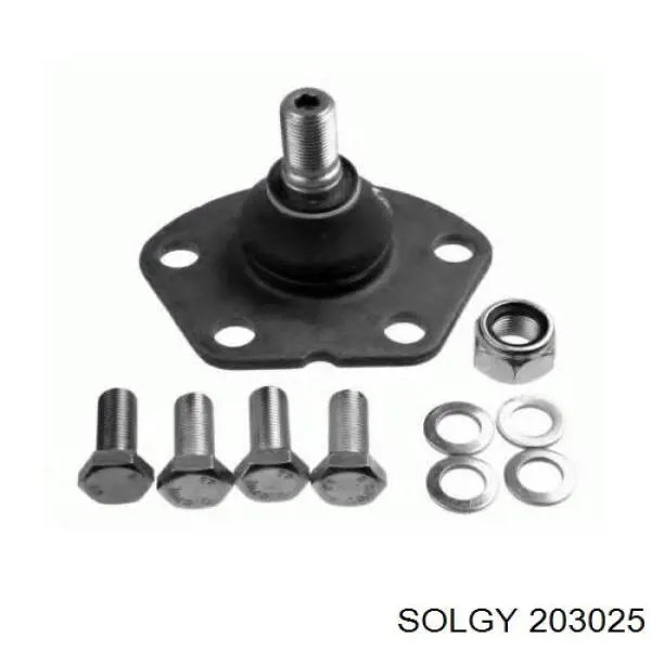 Кульова опора, нижня Solgy 203025 ціна, від 14.13 USD