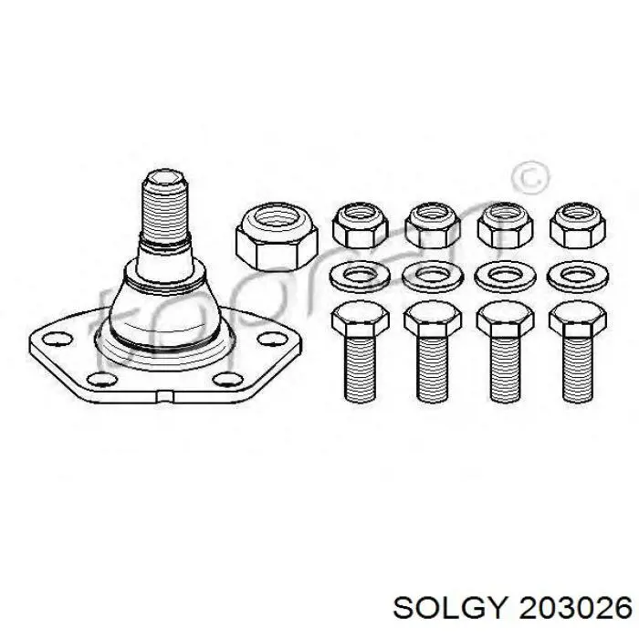 203026 Solgy Кульові на авто