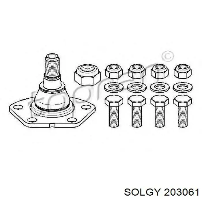203061 Solgy Кульові на авто