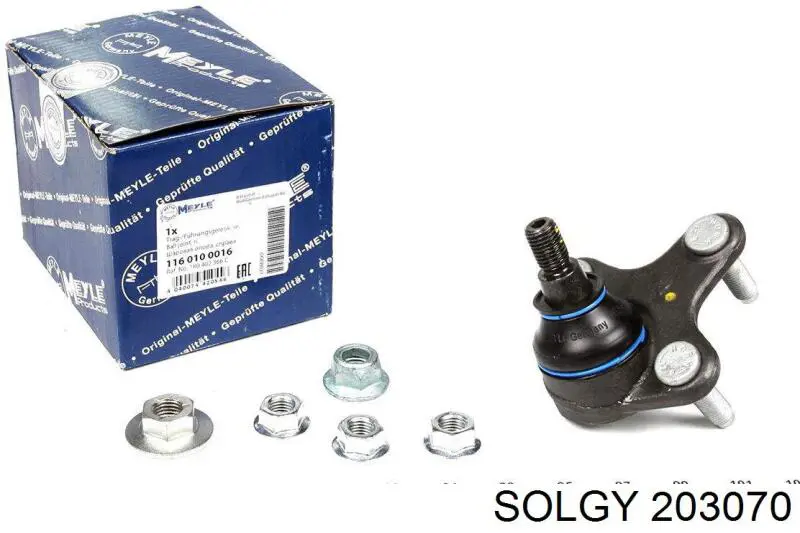 Кульова опора, нижня, права 203070 Solgy