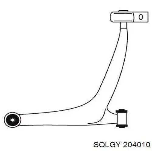 Купити 204010 Solgy Важіль передньої підвіски нижній, правий