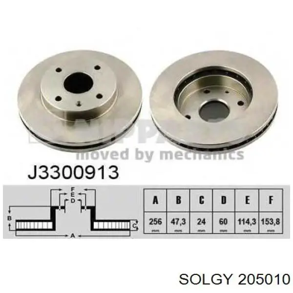 Рульова тяга 205010 Solgy