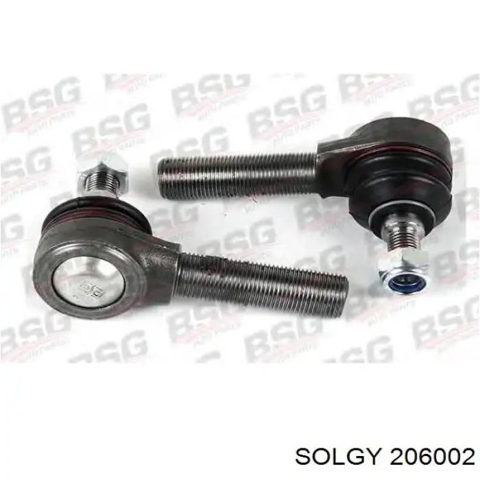 Накінечник поздовжньої рульової тяги, задній Solgy 206002 ціна, від 8.06 USD