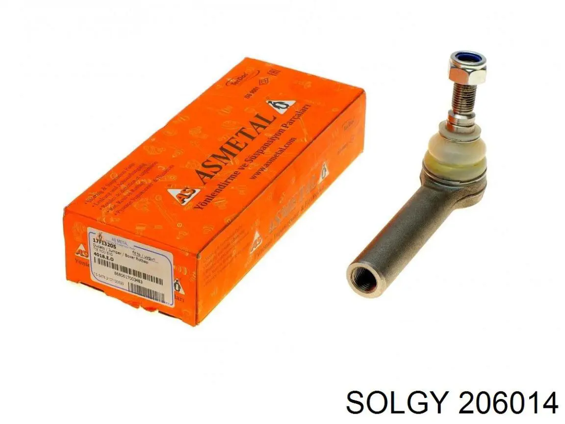 206014 Solgy Зовнішній наконечник рульової тяги