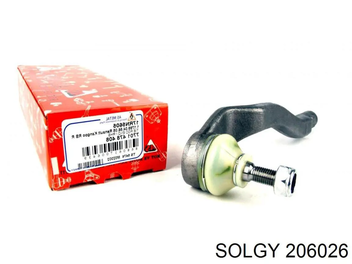 206026 Solgy Зовнішній наконечник рульової тяги